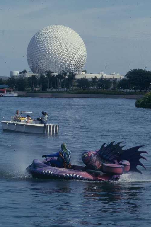 1985 Hovercraft Dragon’s Operating at Disney’s Epcot Center, Orlando, Florida, USA